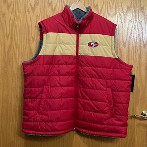 Official 49ers NFL Reversible Vest